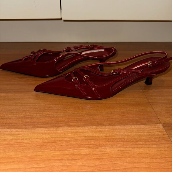 Tony Bianco Red Patent Heels - Picture 2 of 4